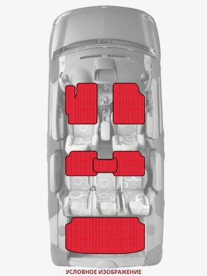 ЭВА коврики «Queen Lux» комплект для Volkswagen Teramont