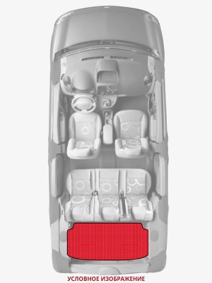 ЭВА коврики «Queen Lux» багажник для Acura MDX (1G)